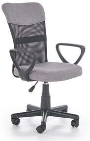 Detská otočná stolička TIMMY sivočierna