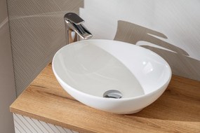 Comad Kúpeľňová skrinka s doskovým umývadlom set Nova Cashmere 100 kašmír/dub coast evoke