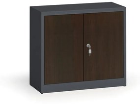 Alfa 3 Zvárané skrine s lamino dverami, 800 x 920 x 400 mm, RAL 7016/wenge