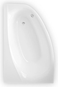 Roth Asymetrická akrylátová vaňa ISABELLA NEO ROTH-Variant: rozmery: 170x110 cm, orientácia: Ľavá - (ISABELLA NEO 170 L - 9700000)