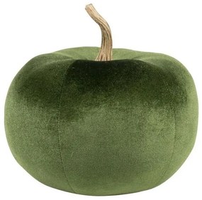 Zelené zamatové dekoratívne jablko Apple M - 26*25*25cm