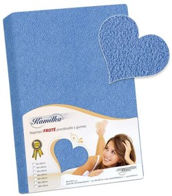 Froté prestieradlo Bellatex modré , 180 x 200 cm