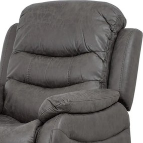 Polohovacie kreslo sivé TV-4086 GREY