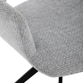 Jedálenská stolička DCH-D1320 GREY2 s vratnýmmechanizmom