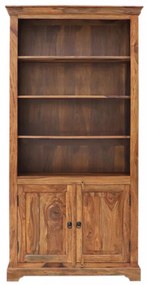 Knižnica 100x200x45 Jali z indického masívu palisander Natural