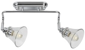 Rabalux 3208 - Kúpeľňové bodové svietidlo ANTOINE 2xE14/40W/230V IP44