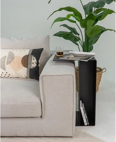 Oceľový odkladací stolík 40x30 cm Slide High – Spinder Design