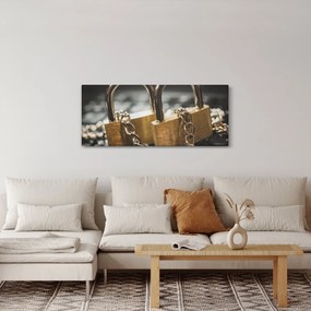 Obraz dvoch zámkov (120x50 cm)