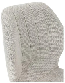 Svetlosivé jedálenské stoličky v súprave 4 ks Milu – Marckeric