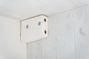 Kúpeľňová závesná skrinka Palace 830 1D biela andersen