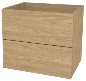 Mereo Ponte, kúpeľňová skrinka 61 cm, Multidecor, Dub olejovaný, MER-CN290SDUO1