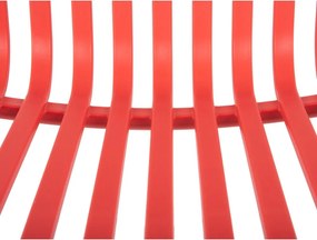 Svetločervená plastová jedálenská stolička Glee – Leitmotiv