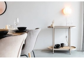 Béžový konzolový stolík 39x85 cm Amaya – White Label