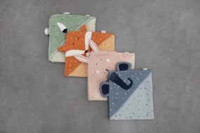 Detská osuška s kapucňou Mrs. Rabbit - 75 x 75 cm