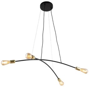 Luster na lanku HELIX 4xE27/15W/230V