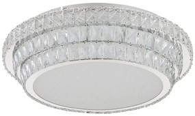 Globo 68157-58 - LED stmievateľné stropné svietidlo KLARA 58W/230V 2700-6000K pr. 60 cm biele + diaľkové ovládanie
