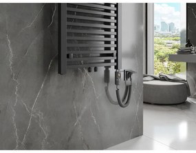 Mexen Pluton, elektrické vykurovacie teleso 1200x500 mm + vykurovacia tyč 600 W, antracitová, W106-1200-500-2600-66