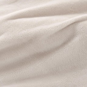Goldea mikroplyšová elastická plachta deluxe – sivobéžová 180 x 200 cm