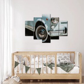 Obraz - Retro auto Fiat (150x105 cm)