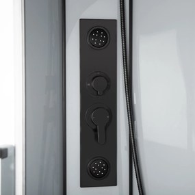 Novoterm Hydromasážny box NV-Orion 90x90 čierny