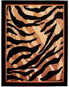 Kusový koberec PP Trio čiernobéžový 150x300cm