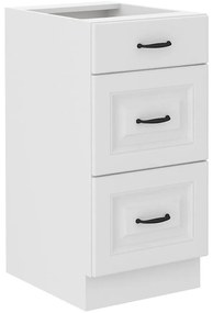 Kuchynská skrinka Stilo biela matná/biela 40D 3S BB