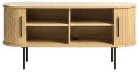 TV stolík v dekore duba v prírodnej farbe 120x56 cm Nola – Unique Furniture