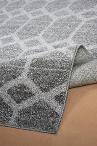 Berfin Dywany, Kusový koberec Aspect 1167 Silver (Grey), 140x190, šedá, chodba / predsieň