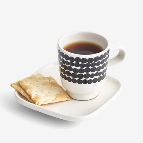 Marimekko Espresso šálka s tanierikom Oiva Siirtolapuutarha 50ml