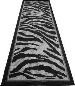 TA Koberec 6601C BLACK CHEAP PP CRM Sivý Obdĺžnikový Rozmer: 120x200 cm