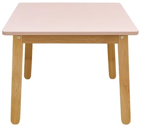 Bellamy Ružový detský stôl WOODY DUSTY PINK