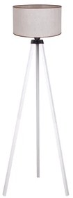 Duolla - Stojacia lampa 1xE27/60W/230V pr. 44 cm béžová/biela