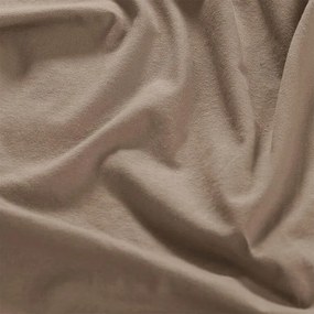 Napínacia plachta na posteľ jersey s elastanom orechová 180 x 200 cm