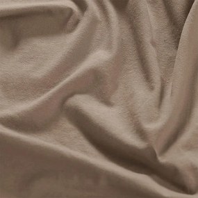Napínacia plachta na posteľ jersey s elastanom orechová 180 x 200 cm