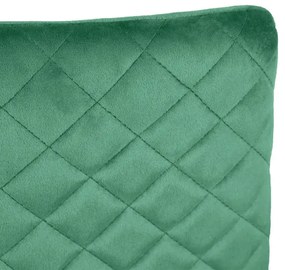 Stolička LOGAN zamatová zelená ALL 807829