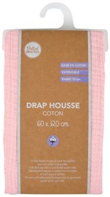 Napínacia mušelínová detská plachta do postieľky 60x120 cm – Bébé Douceur