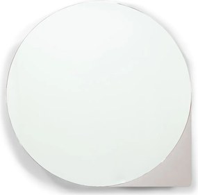 Taupe kovová závesná/so zrkadlom kúpeľňová skrinka 55x55 cm Sonnet – Spinder Design