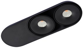 LED bodové svetlo Toronto 2 čierne