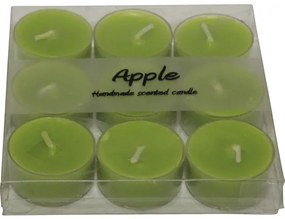 Čajové sviečky vonné 9 ks zelené jablko
