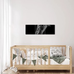 Obraz - Mužský akt (s hodinami) (90x30 cm)