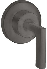 AXOR Citterio uzatvárací ventil s podomietkovou inštaláciou, s páčkovou rukoväťou, kartáčovaný čierny chróm, 39960340