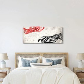 Obraz - Zebry (120x50 cm)