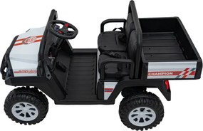 Elektrické autíčko Pick-Up Champion biele