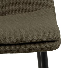 Jedálenská stolička Becca tmavozelená