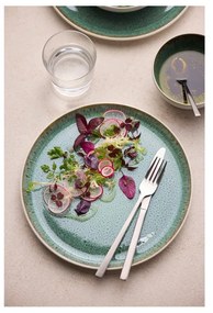 Biela/zelená miska z kameniny 400 ml Gastro White/Green – Bitz