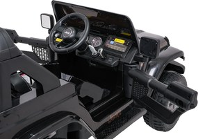 Ramiz Jeep Wrangler Rubicon LIFT elektrické autíčko pre deti čierne