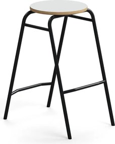 Barová stolička ALTUS, výška 690 mm, antracit/šedá