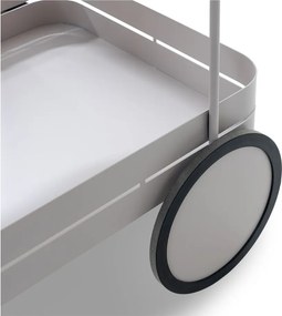 Kovový servírovací stolík na kolieskach 74x42 cm Gin &amp; Trolley – Spinder Design