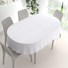Biante Teflónový oválny obrus Milano TF-094 - biely 80x120 cm