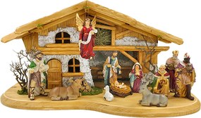 AMADEA Drevený betlehem s figúrkami 54 cm